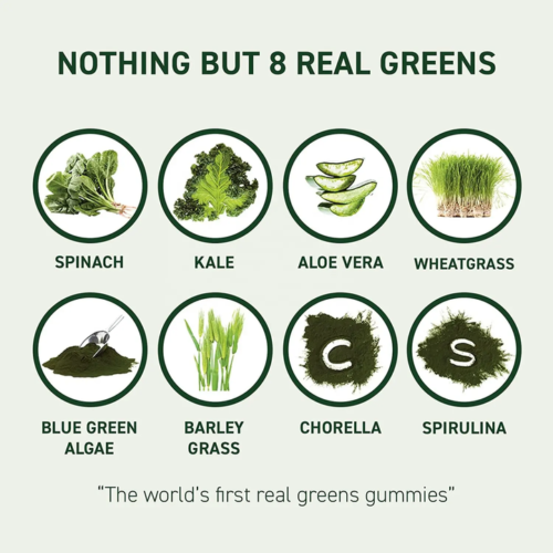 Daily Greens Apple Flavor Gummies